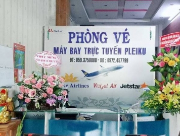 Phòng Vé Máy Bay Trực Tuyến Pleiku