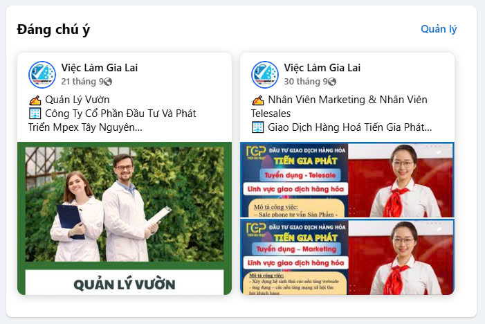 Ghim bài trên fanpage